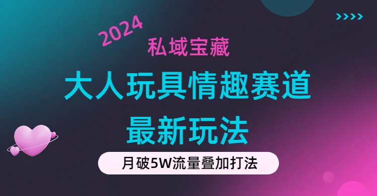 （11541期）私域宝藏：大人玩具情趣赛道合规新玩法，零投入，私域超高流量成单率高-369资源站