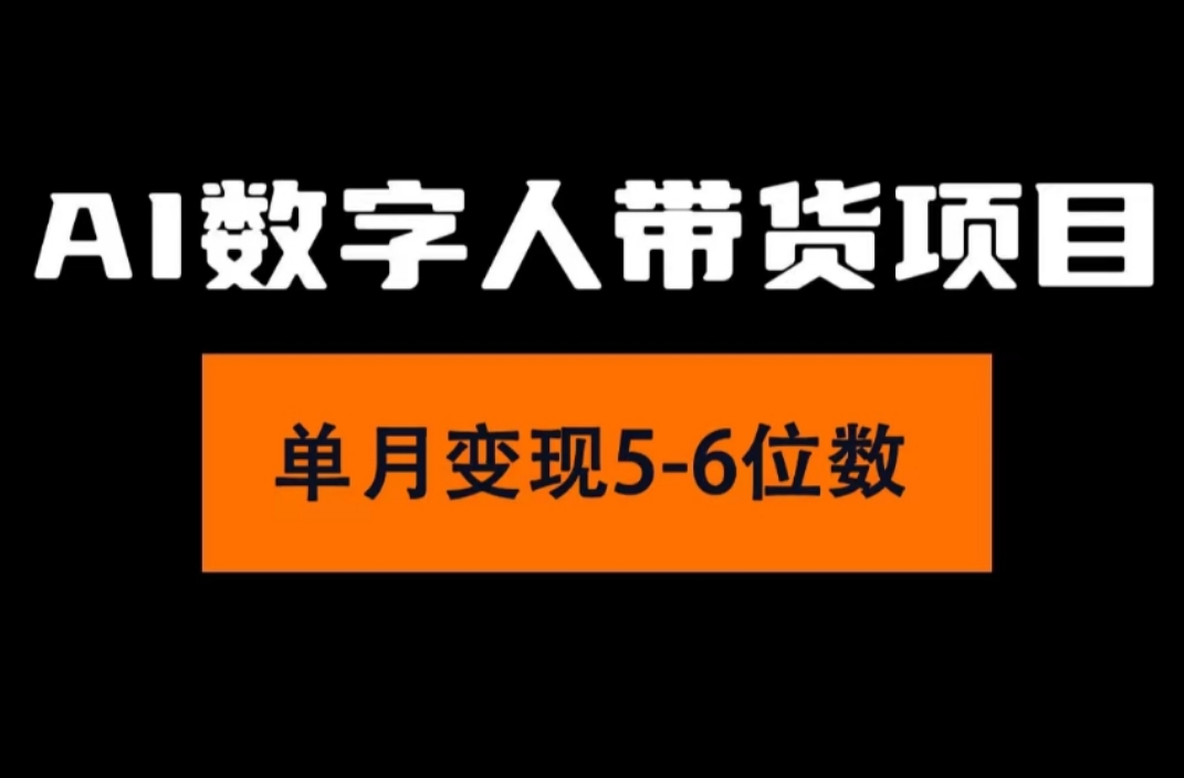 （11751期）2024年Ai数字人带货，小白就可以轻松上手，真正实现月入过万的项目-369资源站